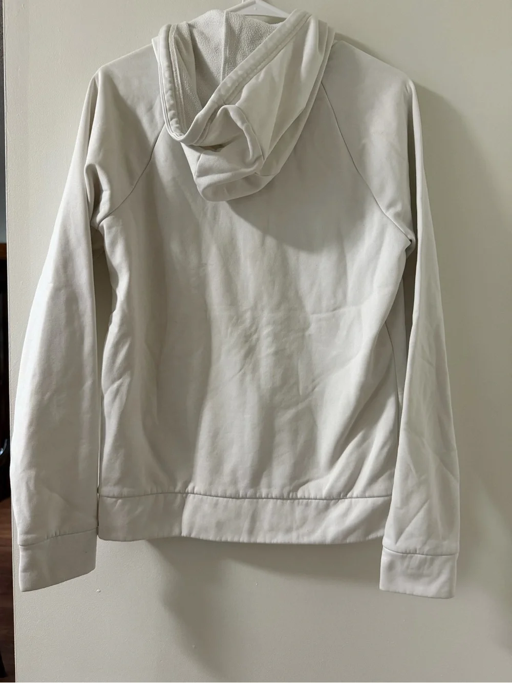 Jordan Hooded Jacket Mens Small White Excellent Dri-Fit Full-Zip Jumpman Logo